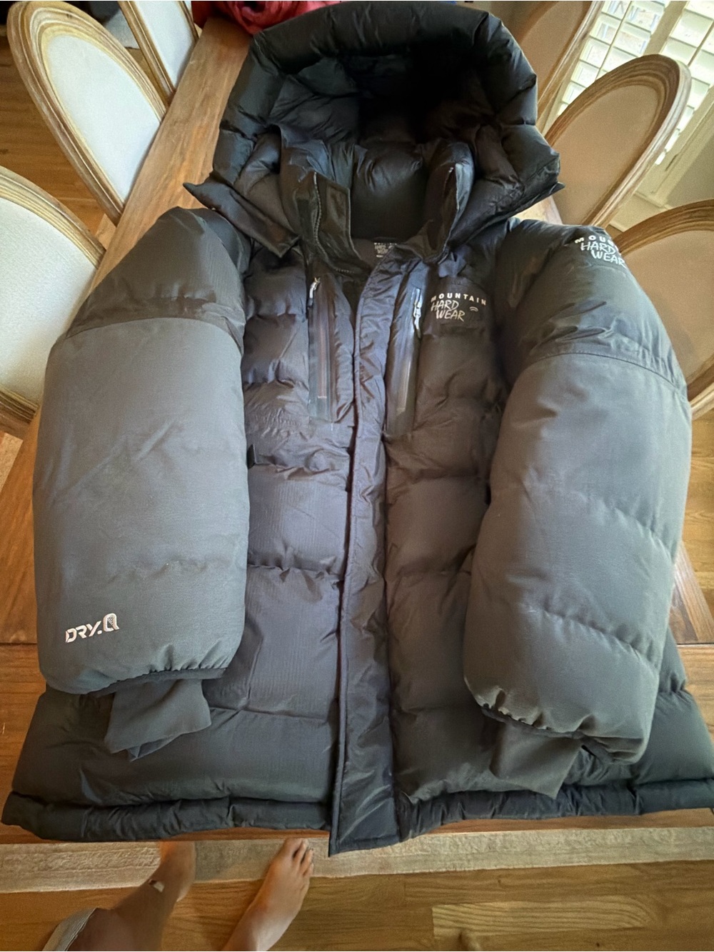 MOUNTAIN HARDWEAR ABSOLUTE ZERO 800 PRO DOWN PARKA Q DRY MENS LARGE NWOT MINT
